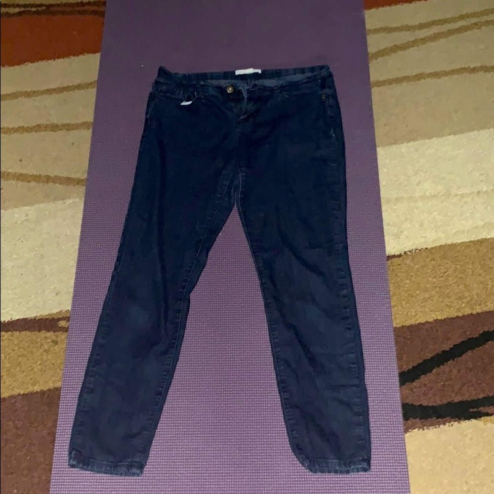 Skinny jeans low/mid rise